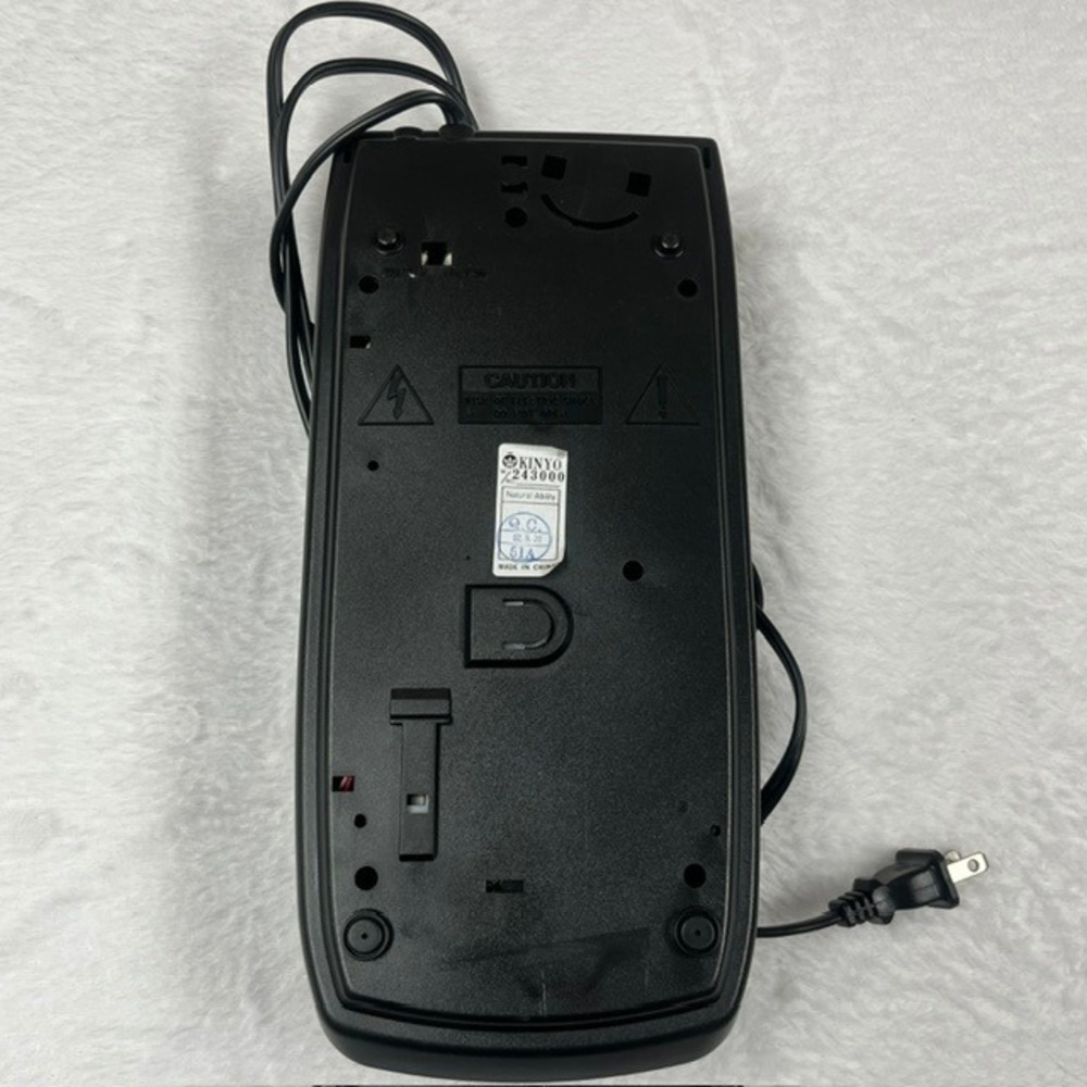 Kinyo VHS Video Cassette Rewinder UV-420 Holiday Collection Black Auto Eject Box - Picture 6 of 7